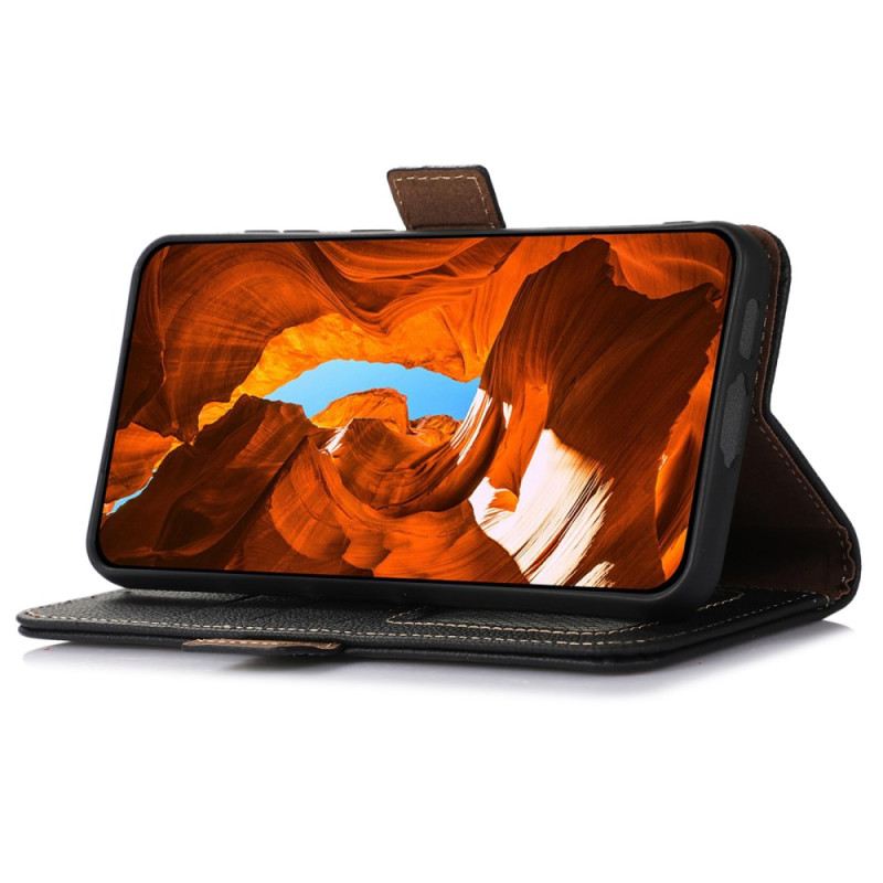 Fliptok Samsung Galaxy A16 5g Valódi Bőr Rfid Védelem