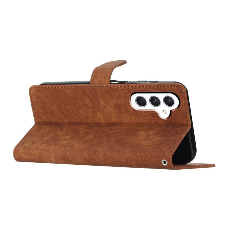 Fliptok Samsung Galaxy A16 5g Velúr Hatás Pánttal