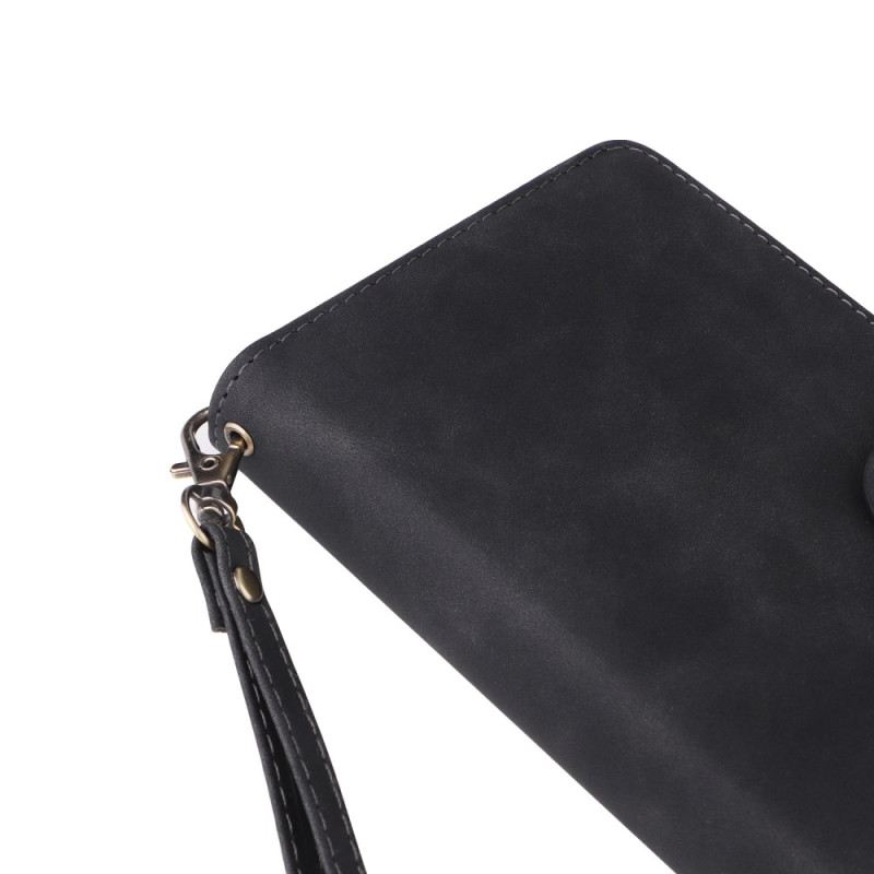 Fliptok Samsung Galaxy A16 5g Velúr Stílusú Pénztárca