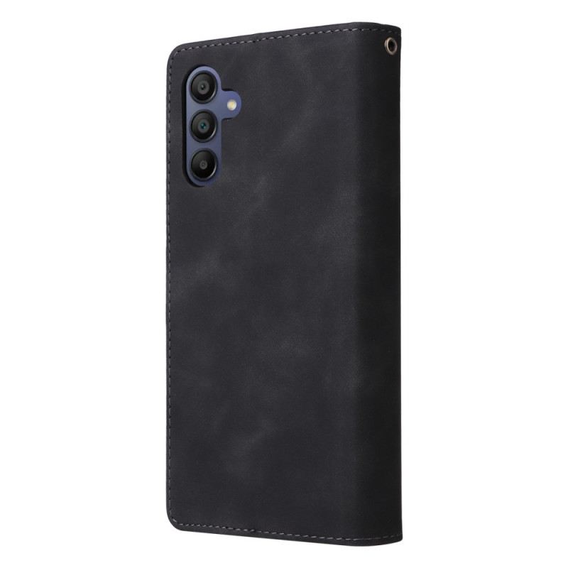 Fliptok Samsung Galaxy A16 5g Velúr Stílusú Pénztárca