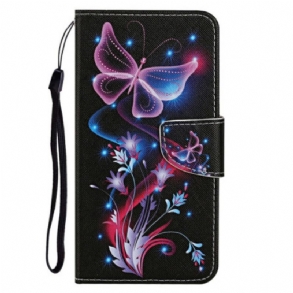 Fliptok Samsung Galaxy A16 5g Világító Pillangók