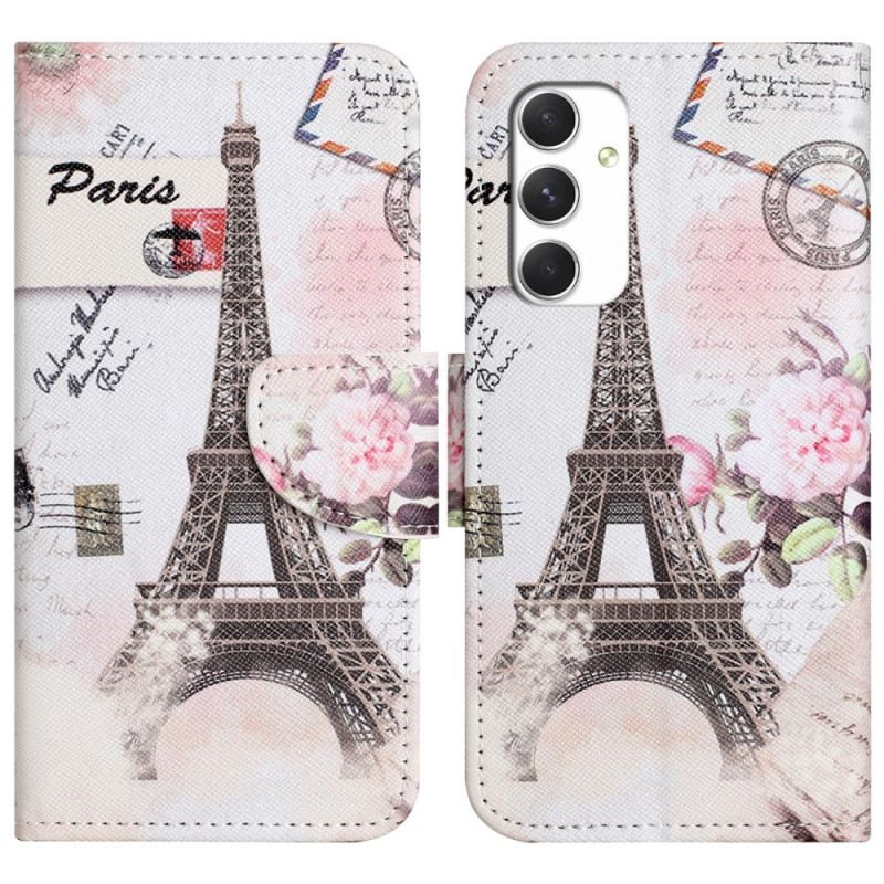 Fliptok Samsung Galaxy A16 5g Vintage Eiffel-torony