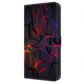 Fliptok Samsung Galaxy A16 5g Vörös Repedések Minta