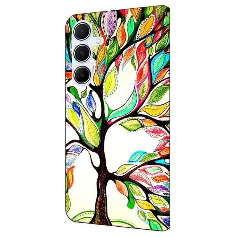 Kinyitható Bőrtok Samsung Galaxy A16 5g Fa Minta