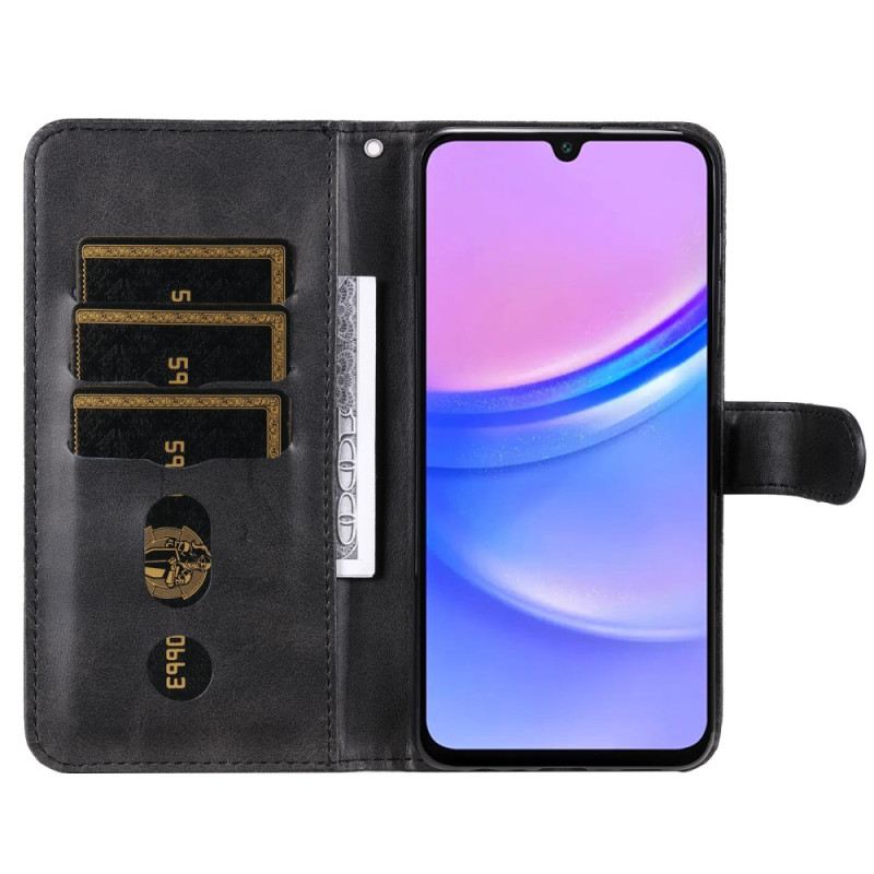 Kinyitható Tokok Samsung Galaxy A16 5g Cipzáras Pénztárca