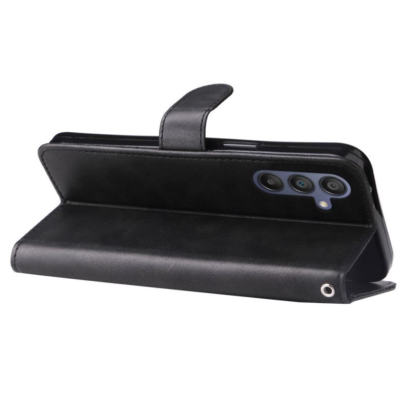 Kinyitható Tokok Samsung Galaxy A16 5g Cipzáras Pénztárca