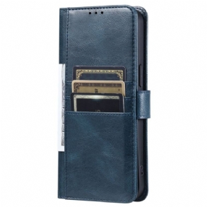 Kinyitható Tokok Samsung Galaxy A16 5g Elülső Kártyatartó És Zsinór