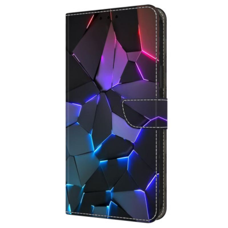 Kinyitható Tokok Samsung Galaxy A16 5g Kék Minta