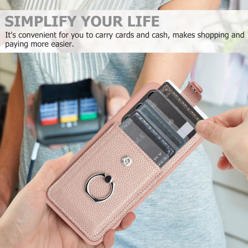 Telefontok Samsung Galaxy A16 5g Kártyatartó És Gyűrűtartó Stílus