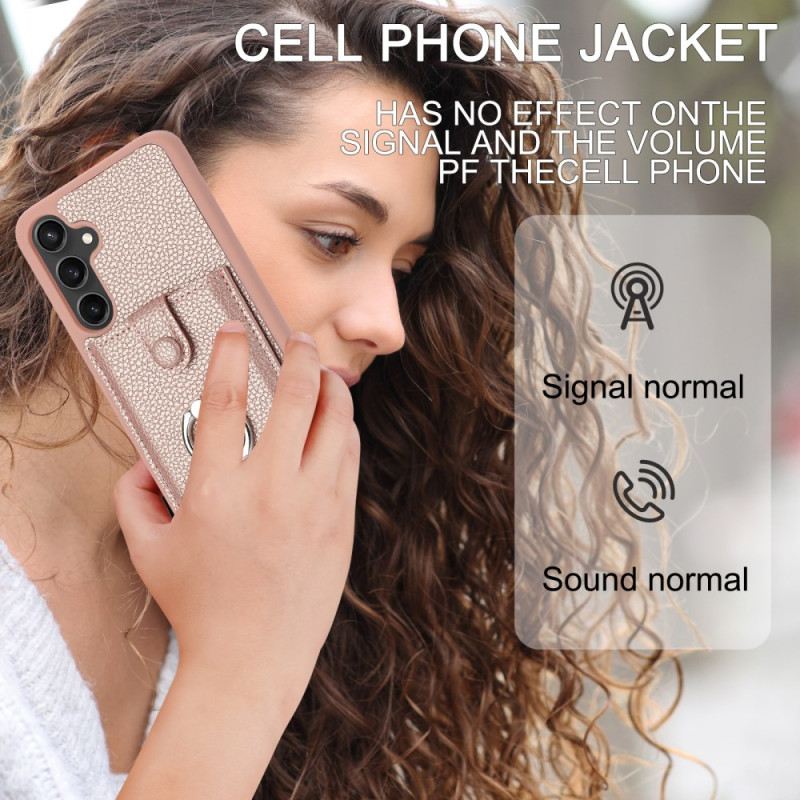 Telefontok Samsung Galaxy A16 5g Kártyatartó És Gyűrűtartó Stílus