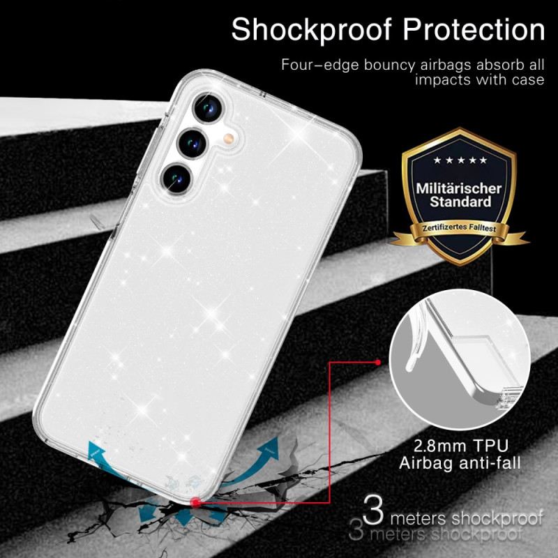 Tok Samsung Galaxy A16 5g Szikrázó Átlátszó