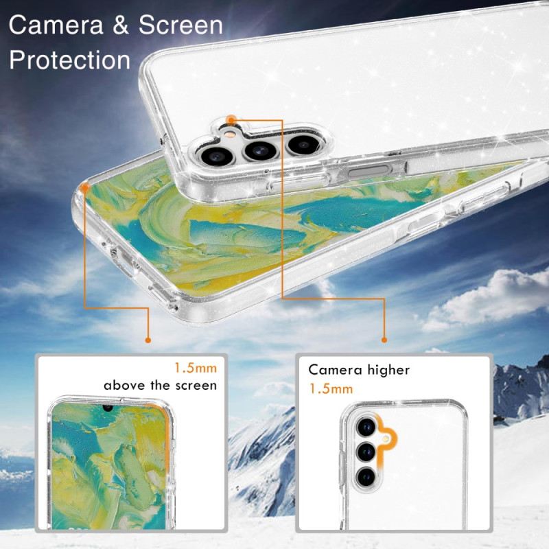 Tok Samsung Galaxy A16 5g Szikrázó Átlátszó