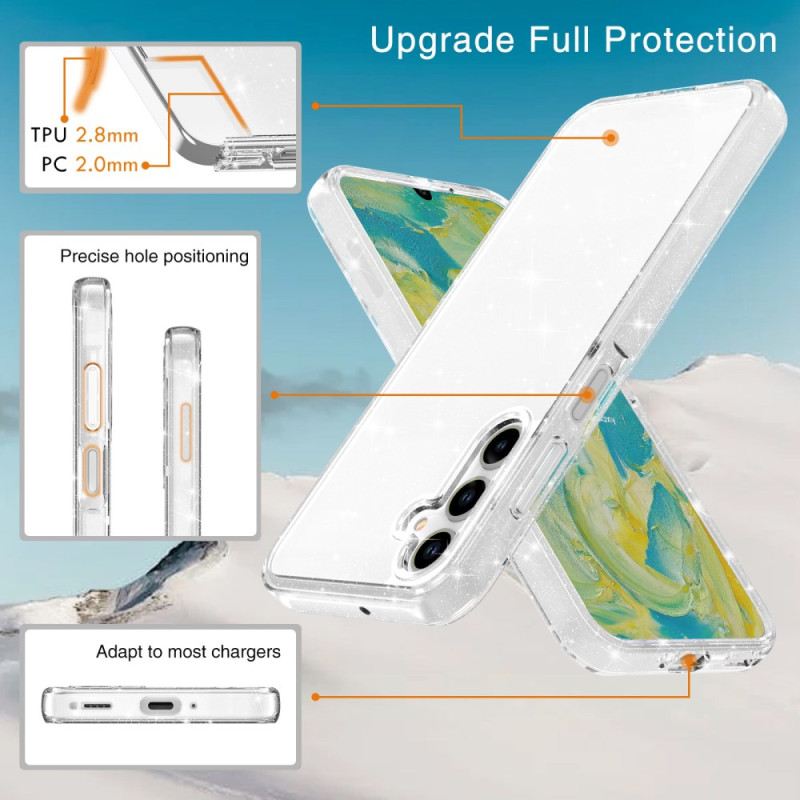 Tok Samsung Galaxy A16 5g Szikrázó Átlátszó