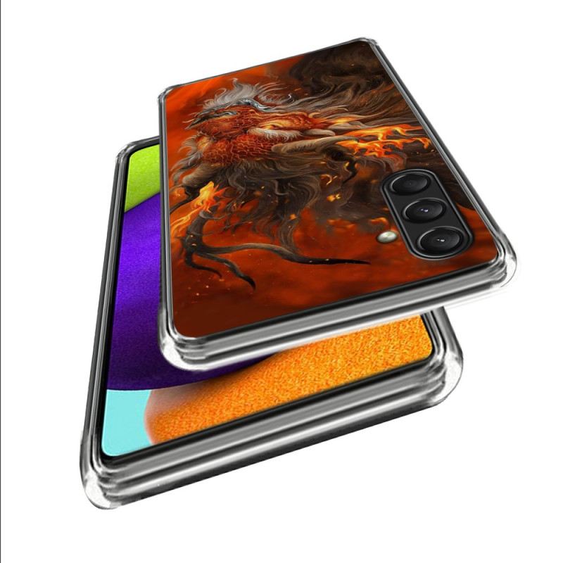 Tok Samsung Galaxy A16 5g Tűztigris Szilikon