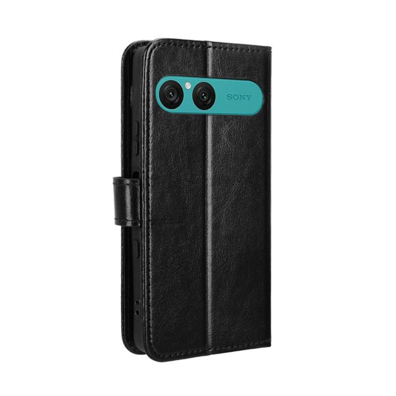 Bőrtok Sony Xperia 10 Vii Feltűnő Műbőr