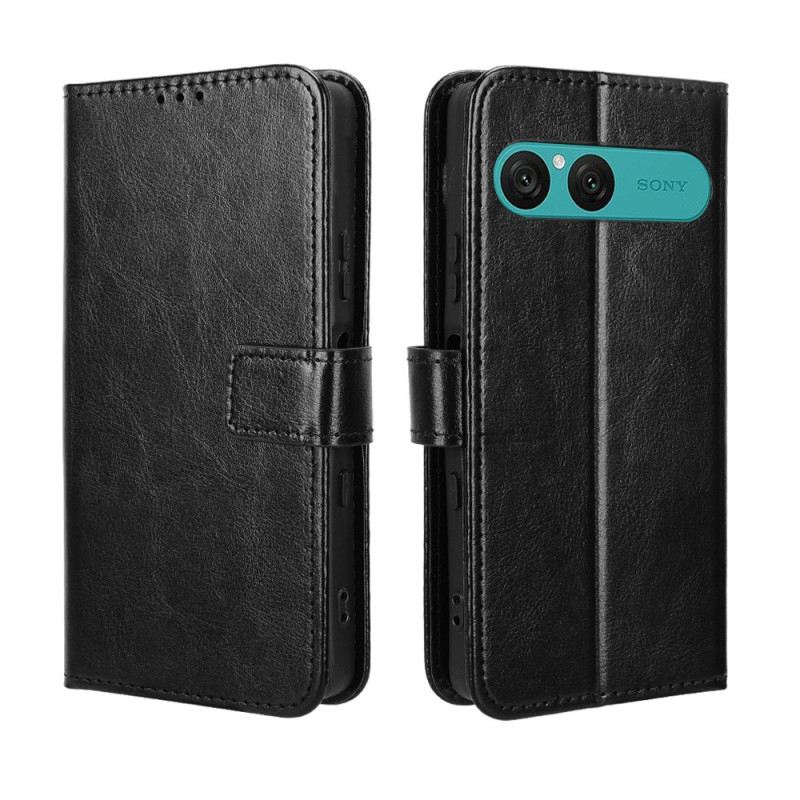 Bőrtok Sony Xperia 10 Vii Feltűnő Műbőr