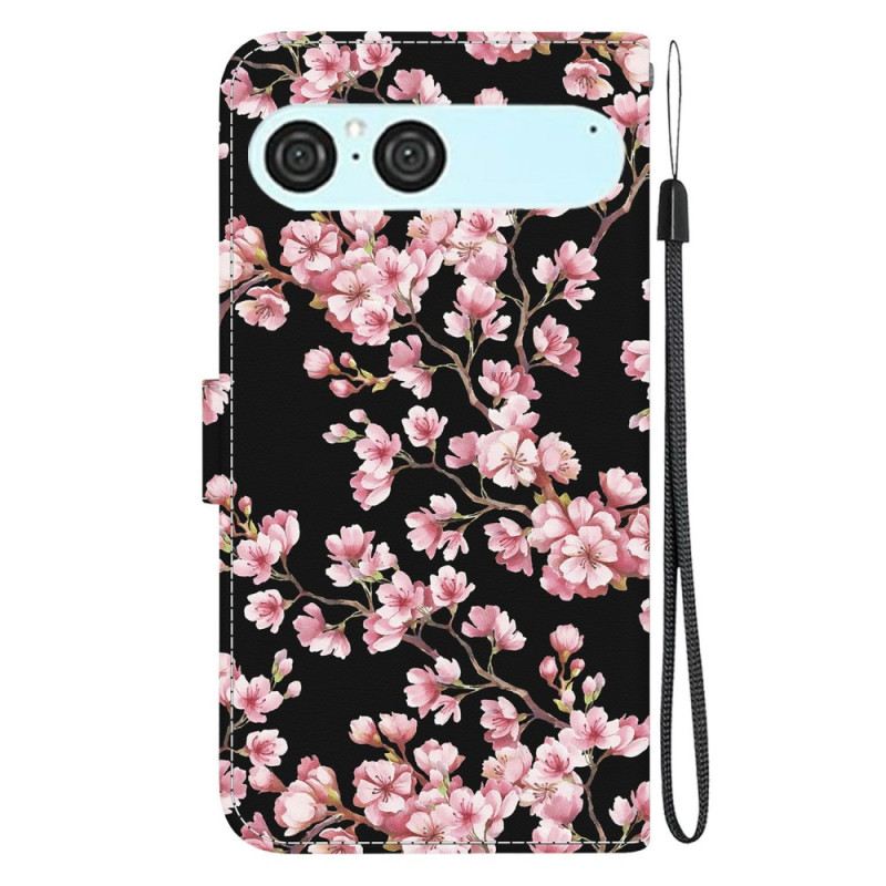 Bőrtok Sony Xperia 10 Vii Szilvavirágok