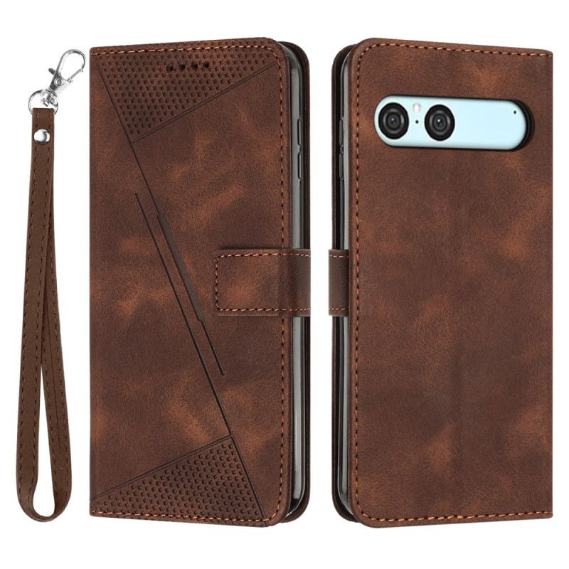 Fliptok Sony Xperia 10 Vii Geometrikus Minta