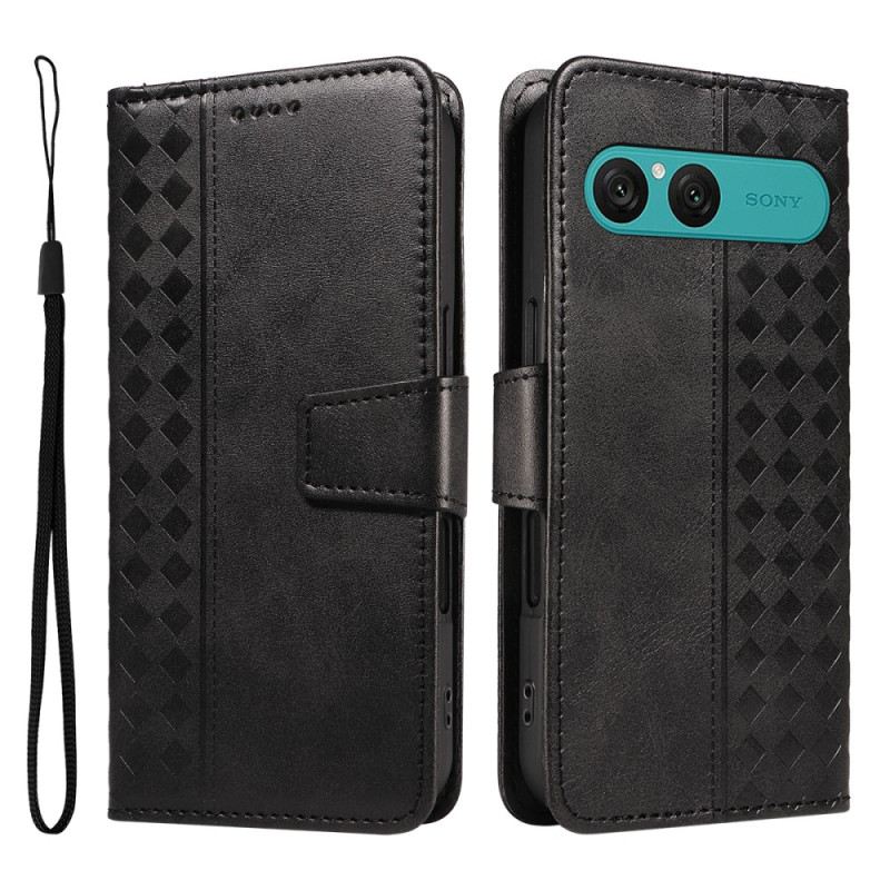 Fliptok Sony Xperia 10 Vii Rombuszminta