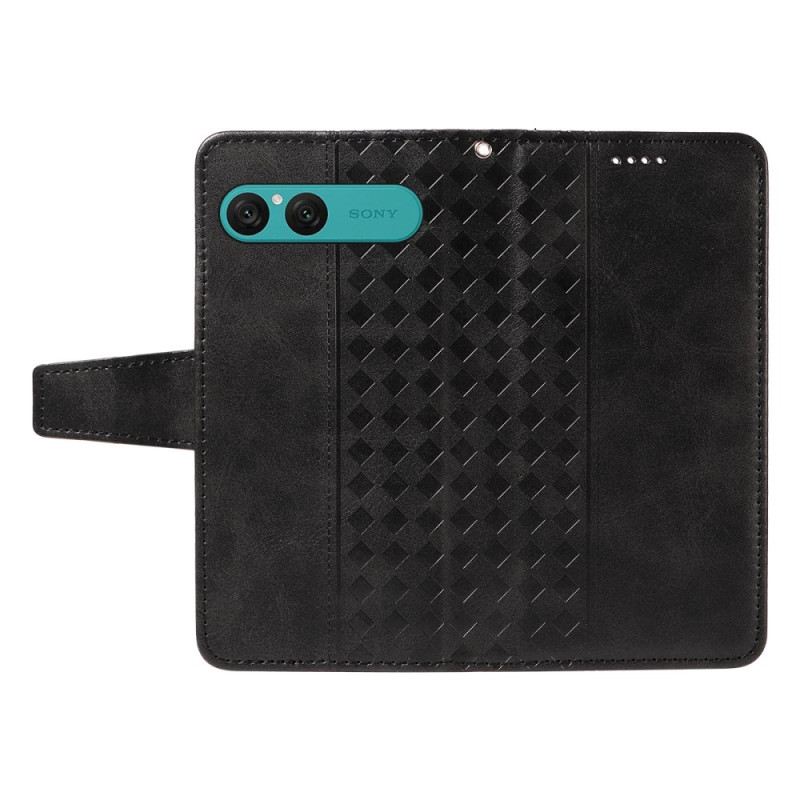 Fliptok Sony Xperia 10 Vii Rombuszminta