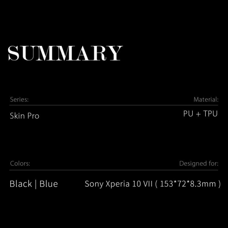 Fliptok Sony Xperia 10 Vii Skin Pro Series Dux Ducis