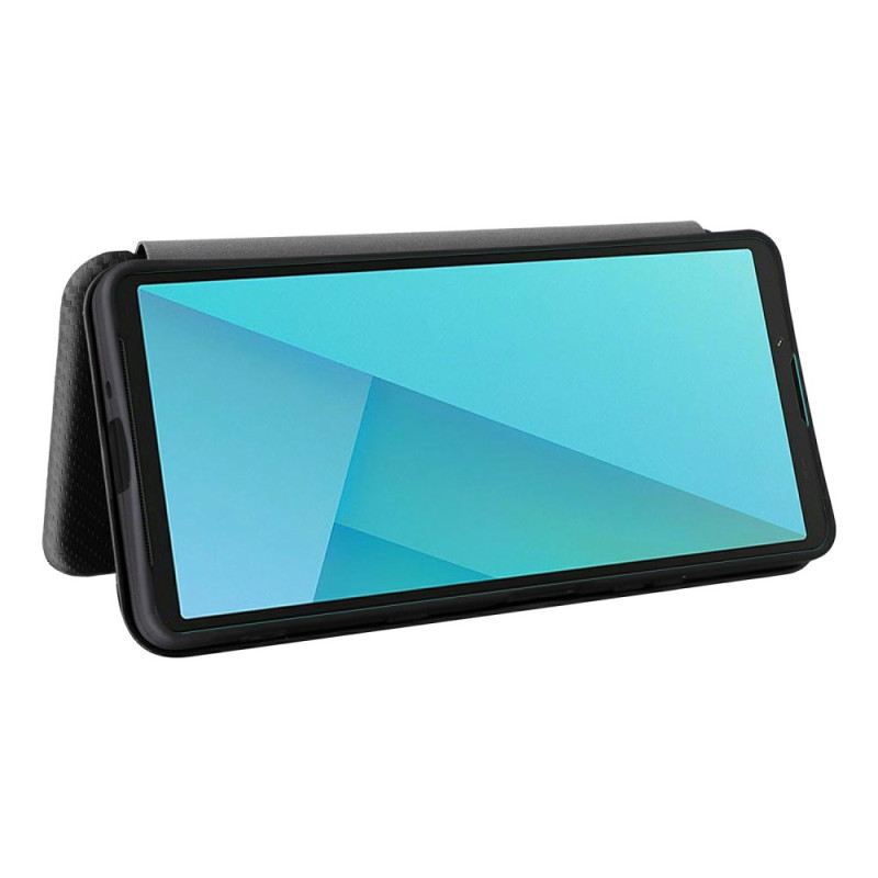Fliptok Sony Xperia 10 Vii Szénszálas