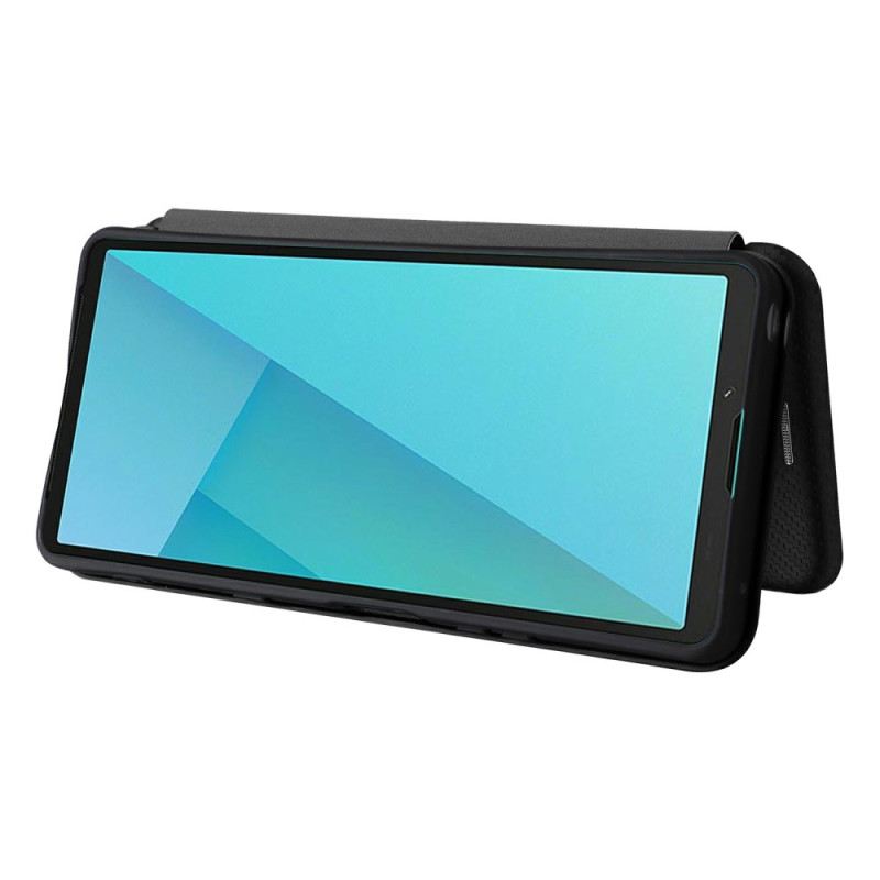 Fliptok Sony Xperia 10 Vii Szénszálas