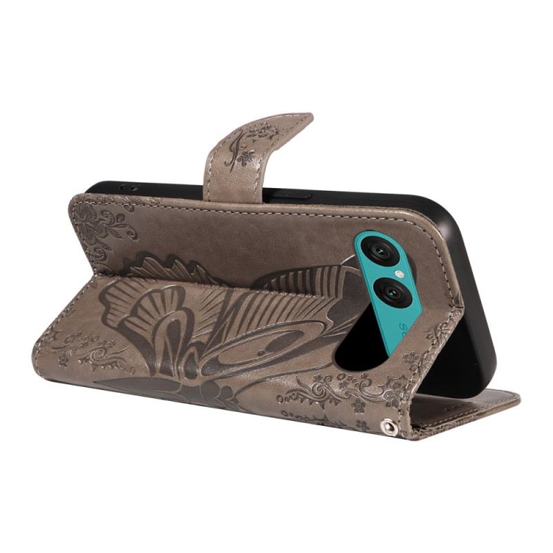 Kinyitható Tokok Sony Xperia 10 Vii Grafikus Pillangó