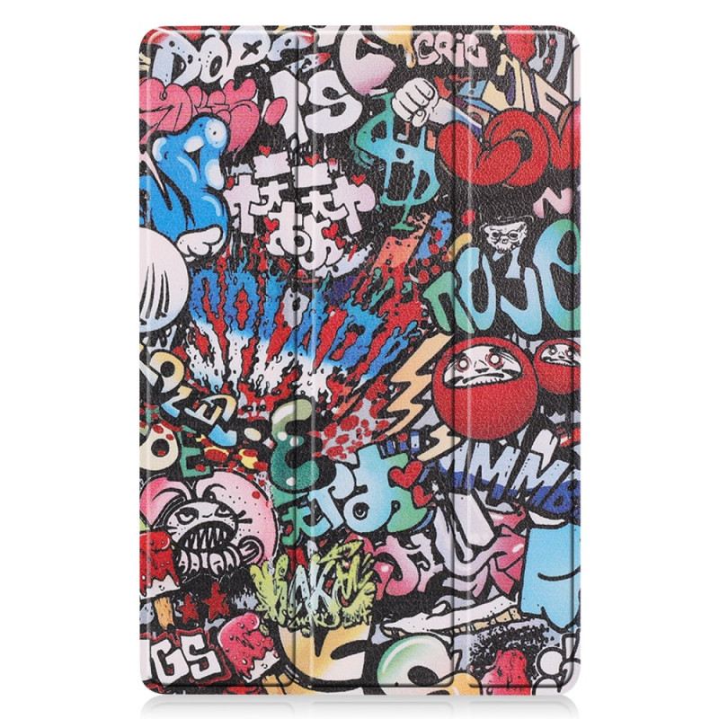 Samsung Galaxy Tab S10 Lite Megerősített Graffiti Érintőceruza Tartó