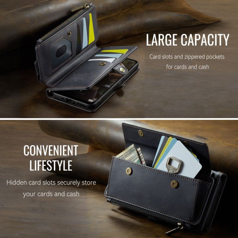 Bőrtok Samsung Galaxy A17 4g / 5g Caseme Velúr Hatású Pénztárca