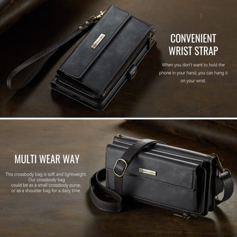 Bőrtok Samsung Galaxy A17 4g / 5g Caseme Velúr Hatású Pénztárca