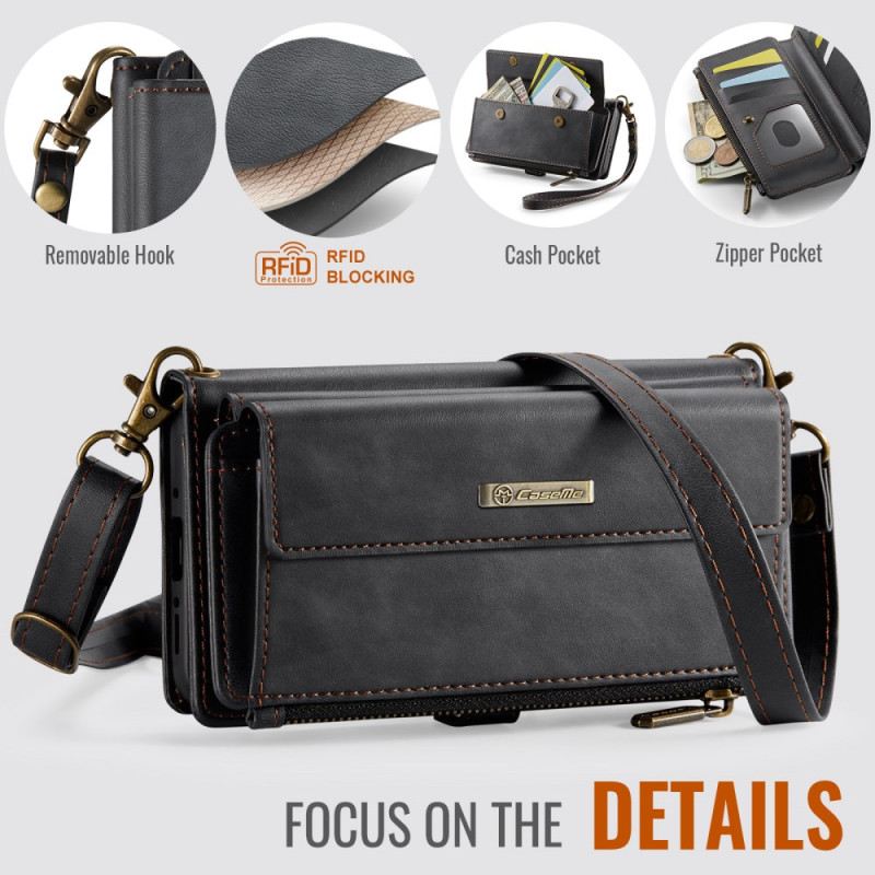 Bőrtok Samsung Galaxy A17 4g / 5g Caseme Velúr Hatású Pénztárca