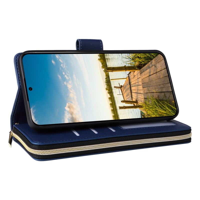 Bőrtok Samsung Galaxy A17 4g / 5g Egyszínű Pénztárca