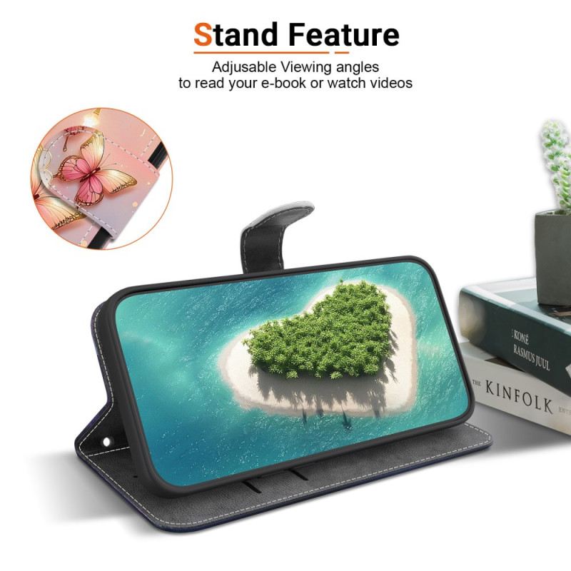 Bőrtok Samsung Galaxy A17 4g / 5g Gyémánt Mackó