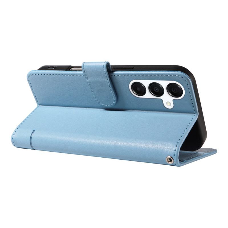 Bőrtok Samsung Galaxy A17 4g / 5g Macskamintás Pánt