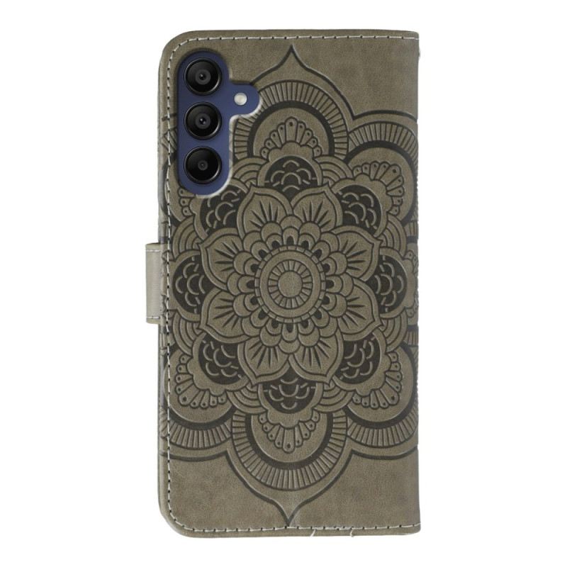 Bőrtok Samsung Galaxy A17 4g / 5g Strasszos Mandala