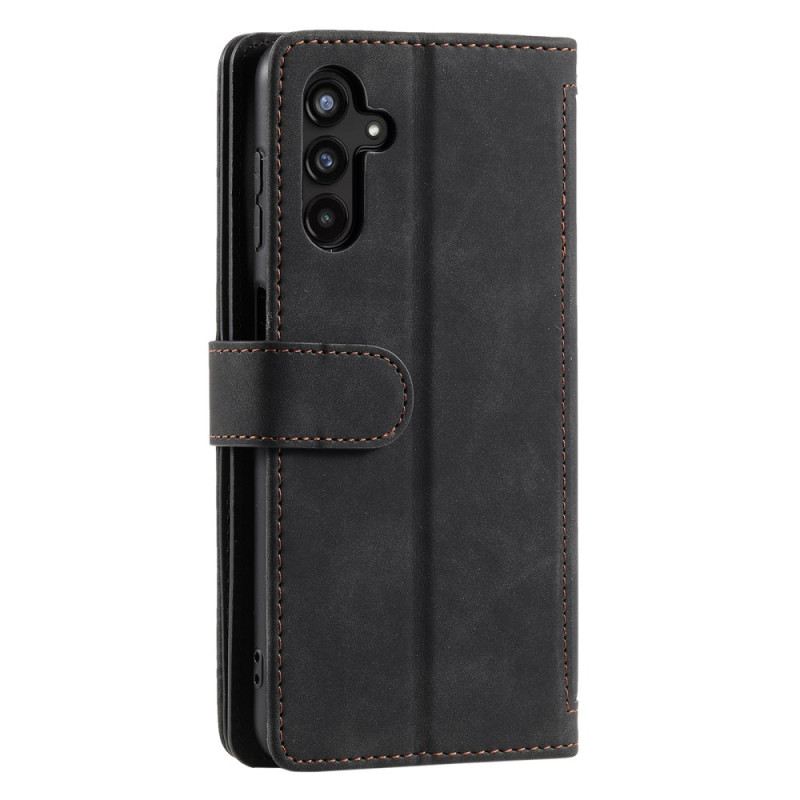 Bőrtok Samsung Galaxy A17 4g / 5g Vintage Pénztárca 9 Kártyatartó Rekesszel