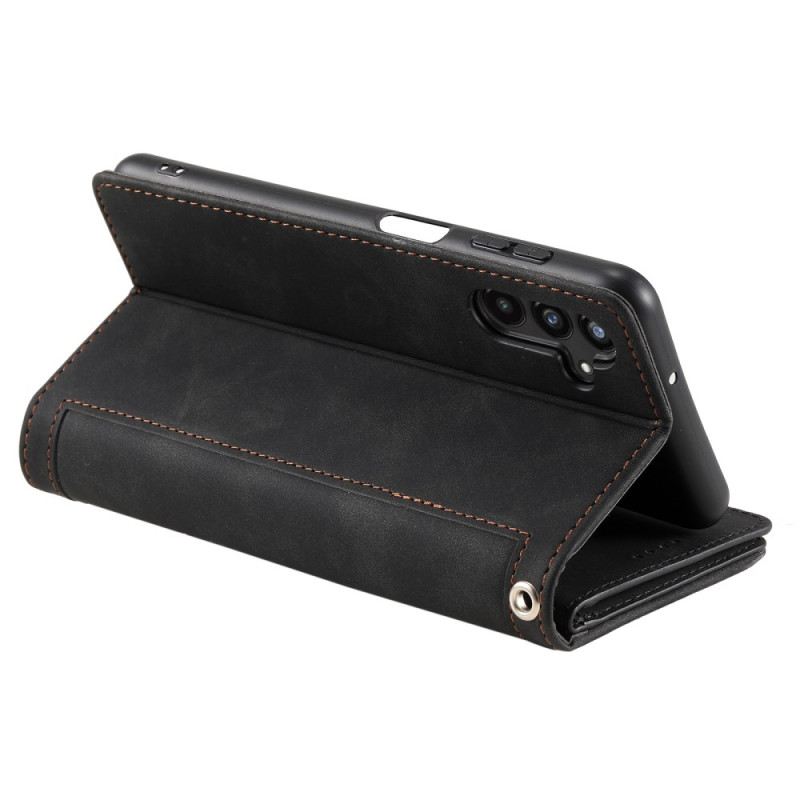 Bőrtok Samsung Galaxy A17 4g / 5g Vintage Pénztárca 9 Kártyatartó Rekesszel