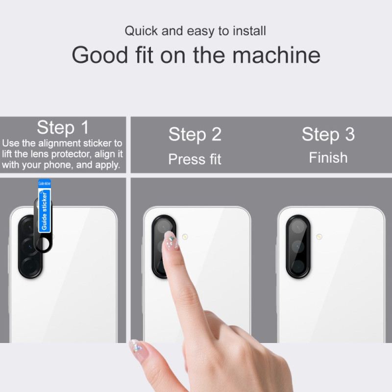 Edzett Üveg Lencsevédő Samsung Galaxy A17 4g / 5g-hez (fekete Verzió) Imak