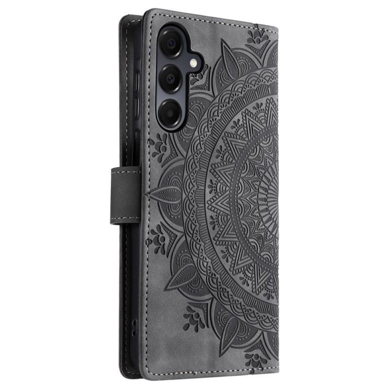 Fliptok Samsung Galaxy A17 4g / 5g Mandala Velúr Hatású