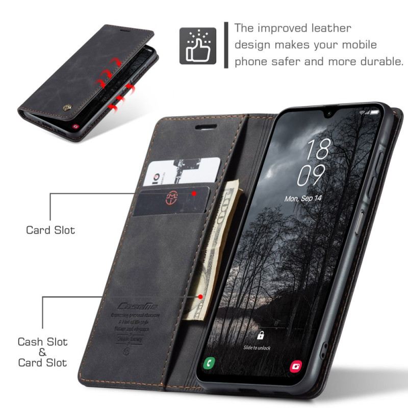 Fliptok Samsung Galaxy A17 4g / 5g Velúrhatású Caseme