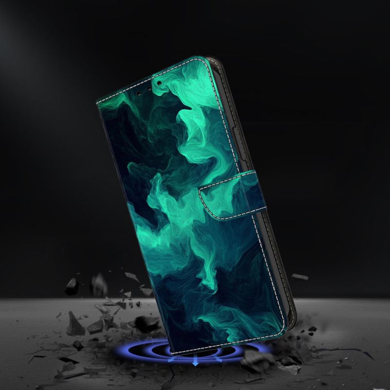 Kinyitható Bőrtok Samsung Galaxy A17 4g / 5g Füst