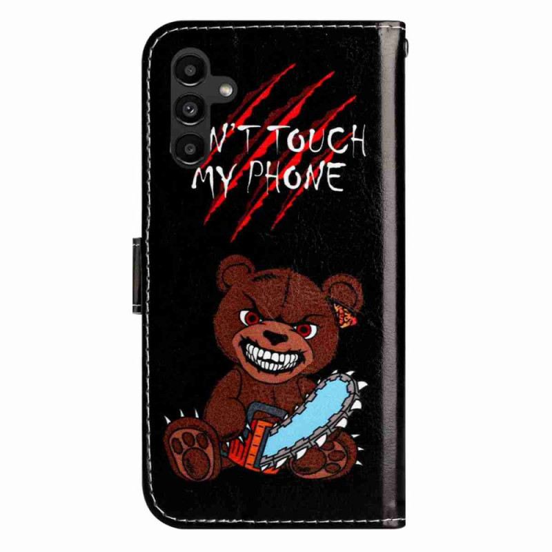 Kinyitható Bőrtok Samsung Galaxy A17 4g / 5g Ne Nyúlj A Telefonomhoz!