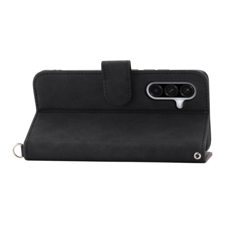 Kinyitható Tokok Samsung Galaxy A17 4g / 5g Csipkés Velúr Hatású Pénztárca