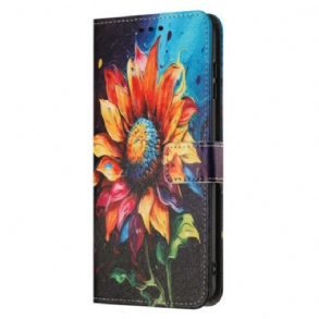 Kinyitható Tokok Samsung Galaxy A17 4g / 5g Napraforgó Minta