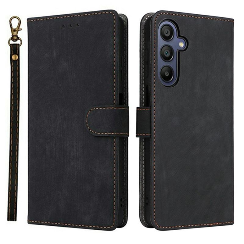 Kinyitható Tokok Samsung Galaxy A17 4g / 5g Rfid-szűrős Velúrhatású