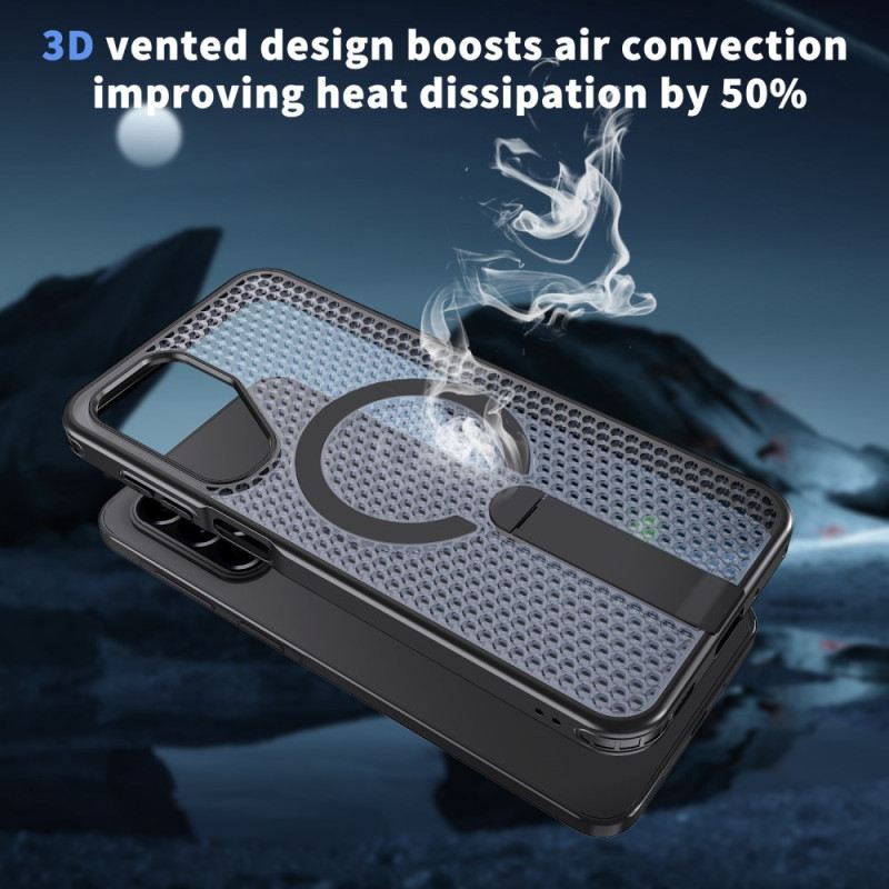 Mobiltelefon Tokok Samsung Galaxy A17 4g / 5g Mágneses Rácsos Textúra