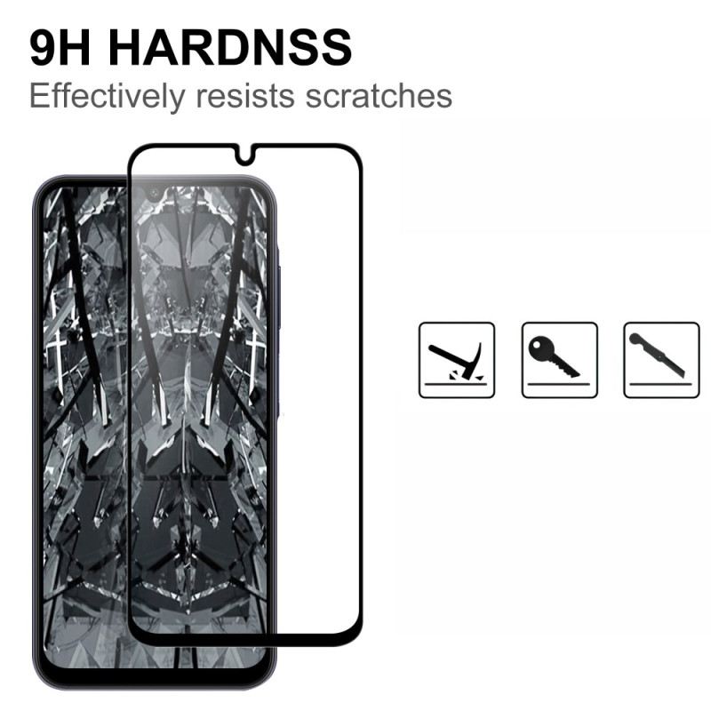 Teljes Lefedettségű Edzett Üveg Képernyővédő Samsung Galaxy A17 4g / A17 5g Készülékhez