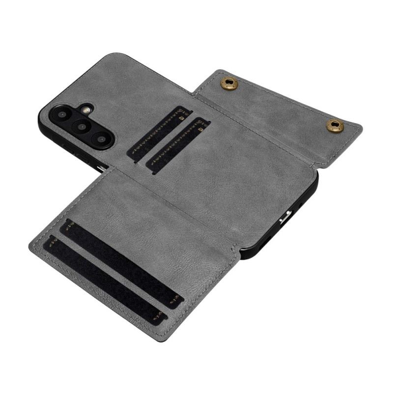 Tok Samsung Galaxy A17 4g / 5g Bőrhatású Kártyatartó