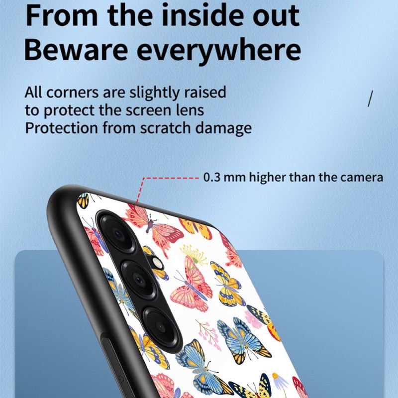Tok Samsung Galaxy A17 4g / 5g Edzett Üveg Pillangók